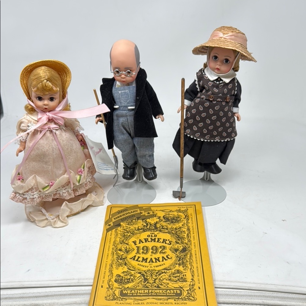Madame Alexander American Farm set of 3 dolls